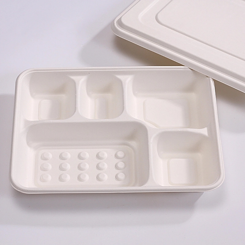 甘蔗浆5格打包盒SugarcanePulp5CompartmentFastFoodContainer.webp 甘蔗浆5格打包盒SugarcanePulp5CompartmentFastFoodContainer.webp