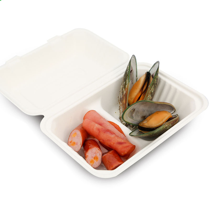 Fiber Hoagie Box PLA Lining PFAS-Free