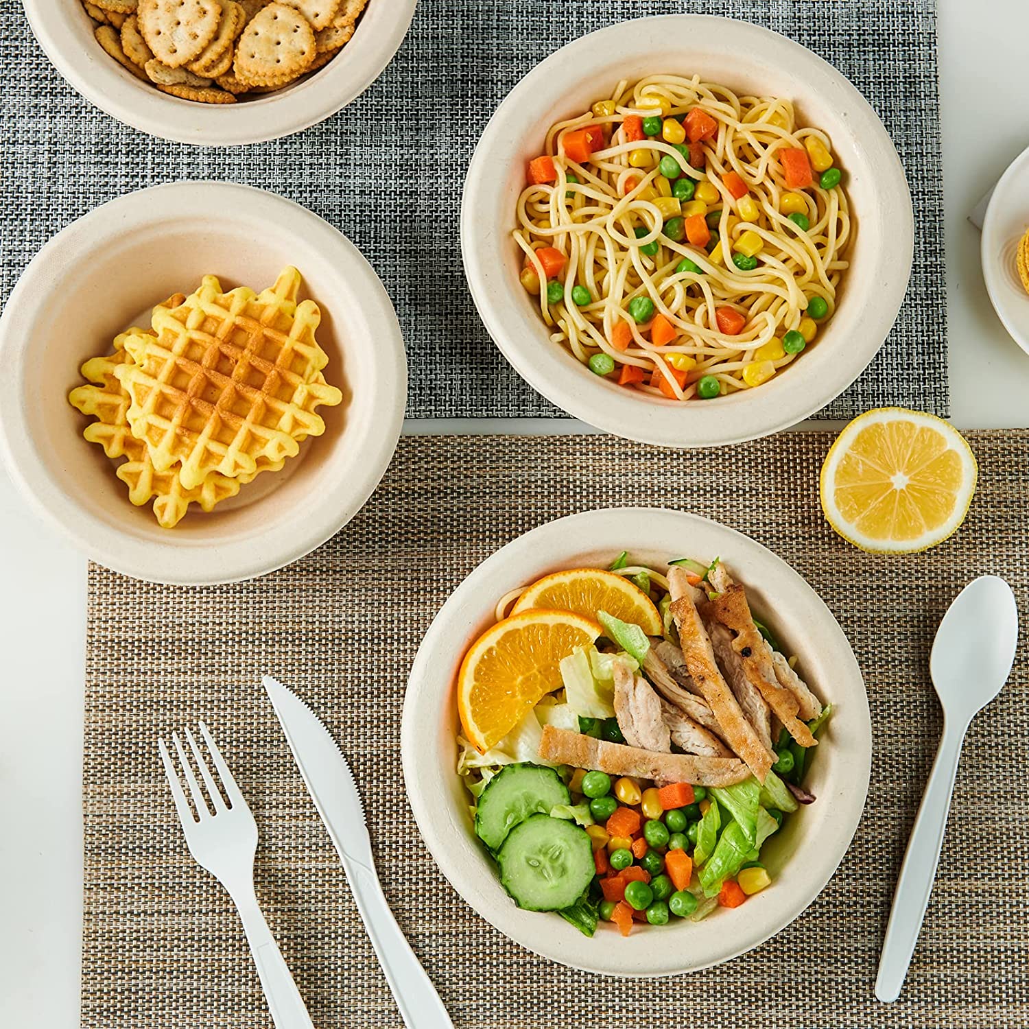 One-time corn starch cutlery reference standard